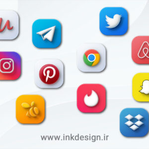 ایکون مک شبکه های اجتماعی - MacOS icons