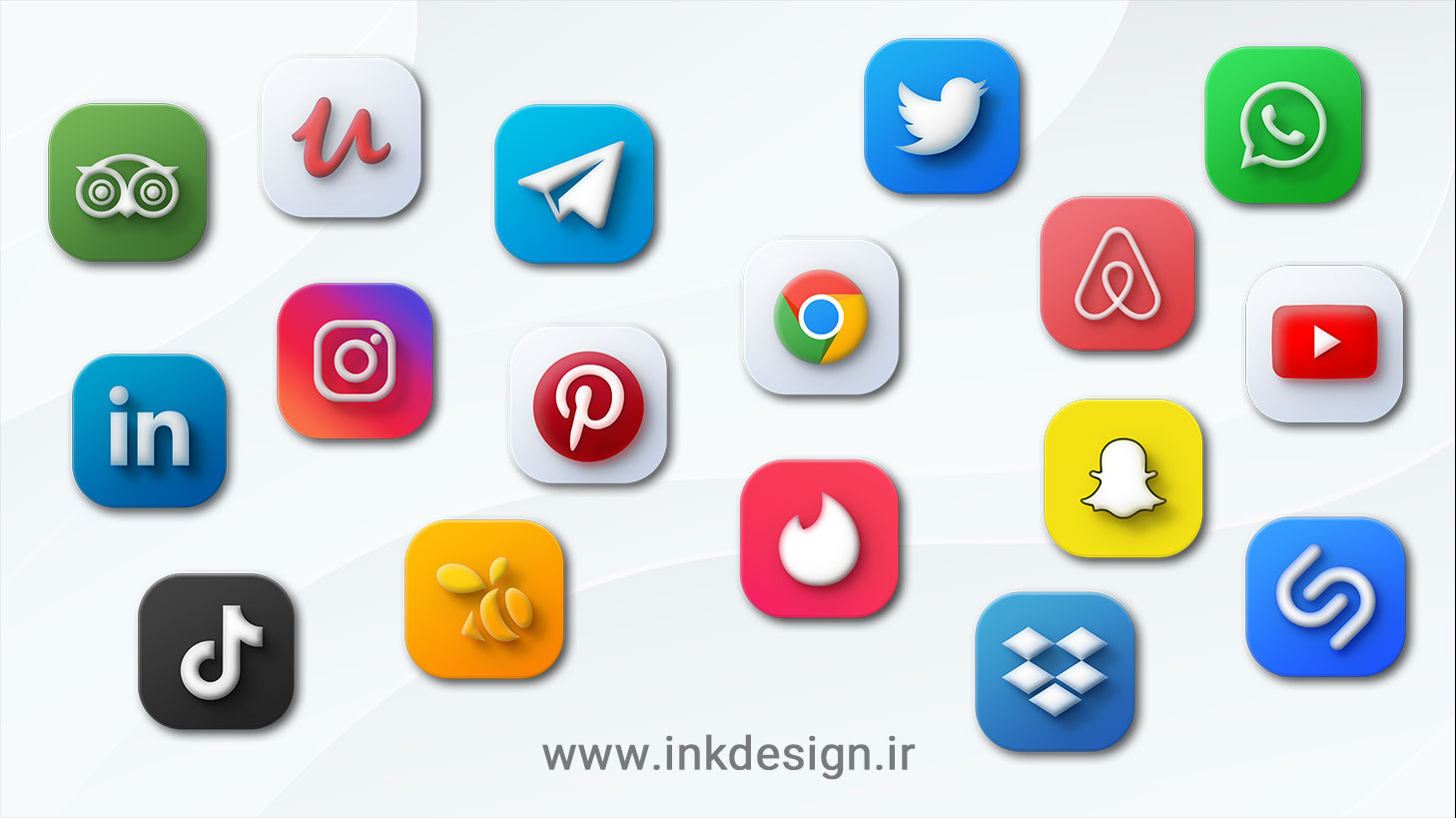 ایکون مک شبکه های اجتماعی - MacOS icons